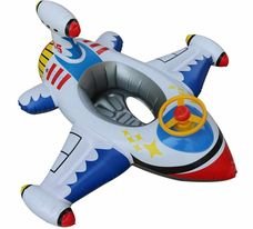 Inflatable Airplane Pool Float for Kids