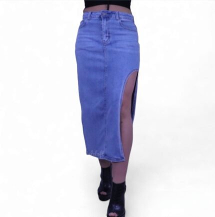 Trang Jeans Long Elegant Skirts (A 489)